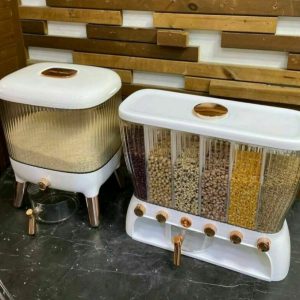 ست جا برنجی و جا حبوباتی